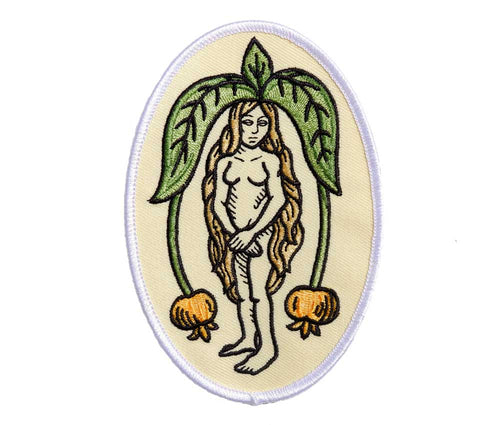 Cat Coven Mandrake Embroidered Patch