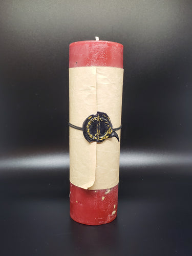 Lilith Beeswax Pillar Candle