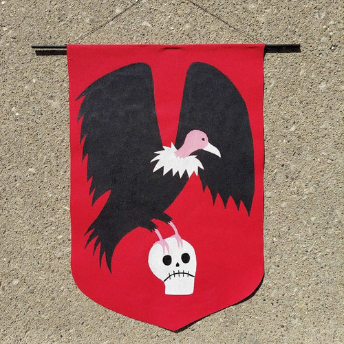 Vulture Pennant Painting