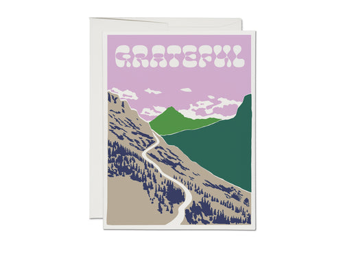 Gratitude Mountain Card (Blank Inside)