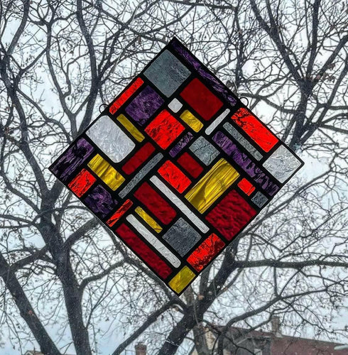Stained Glass Palette Tile