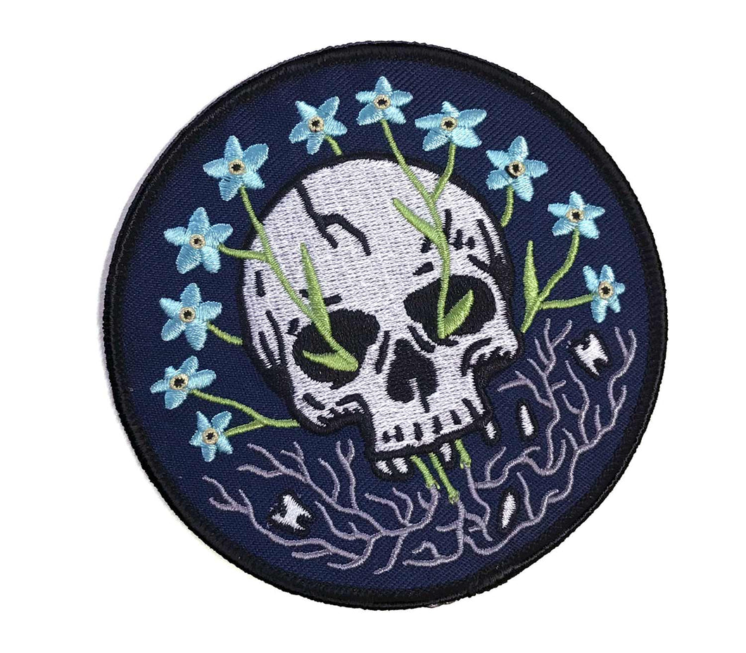Forget-Me-Not - Embroidered Patch